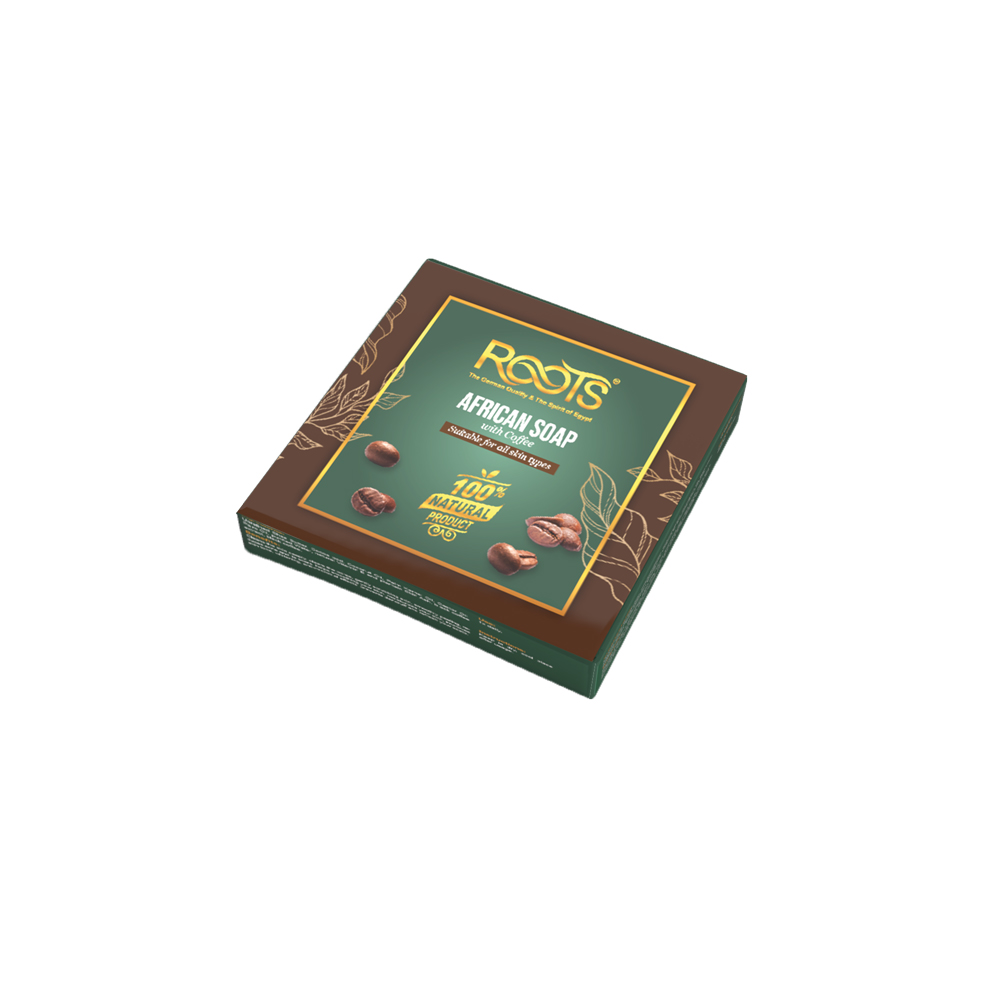 Roots African Black Soap with Coffee